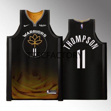 Maillot Basket Golden State Warriors Klay Thompson 11 Nike 2022-23 City Edition Noir Swingman - Homme